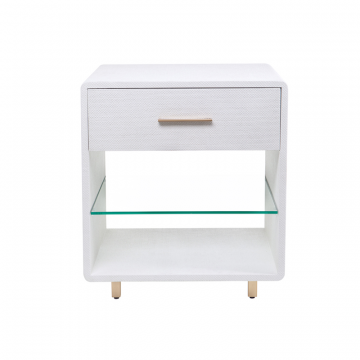 Белая прикроватная тумба “Тейт”