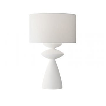 Белая настольная лампа “Анза”