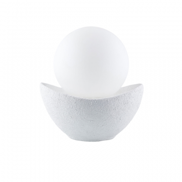 Белая настольная лампа “Мейперл”