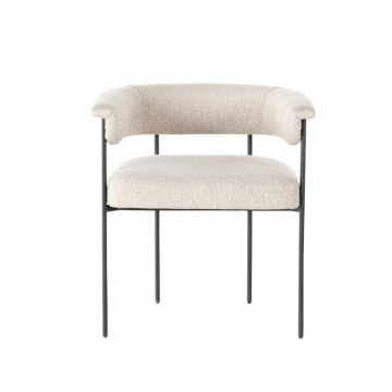 Бежевый мягкий стул “Эбби”