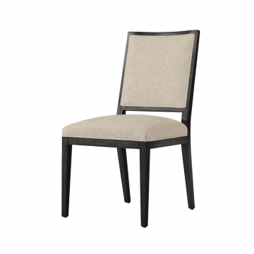 Чёрный стул из дуба “Карлайл”