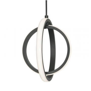 Черный светодиодный подвес “Глоу”