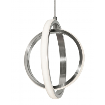 Серебряный светодиодный подвес “Глоу”