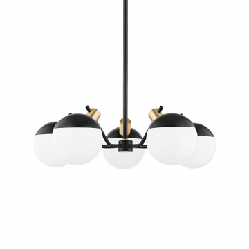 Чёрная люстра “Миранда”