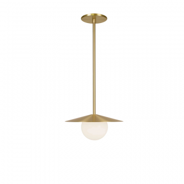 Золотой подвесной светильник “Милти”