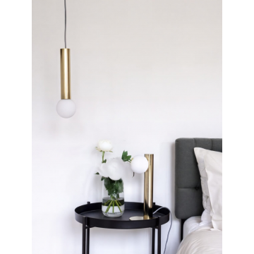 Золотой подвесной светильник “Кло”