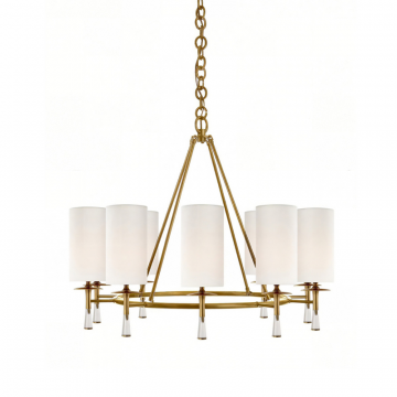 Золотая люстра “Валенте”