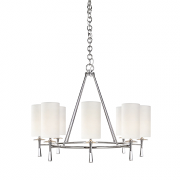 Серебряная люстра “Валенте”