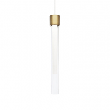 Золотой подвесной светильник “Лингер”