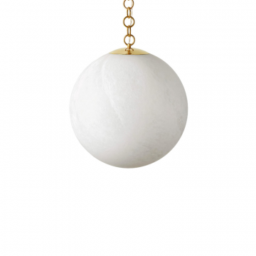 Большой золотой подвесной светильник “Мэйси”