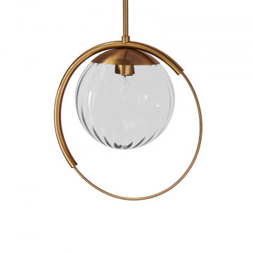 Золотой подвесной светильник “Эрин”