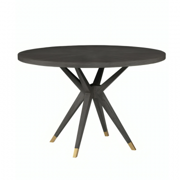 Черный обеденный стол из дуба “Изабелла”