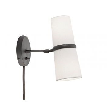 Черное бра “Флемиш” с проводом