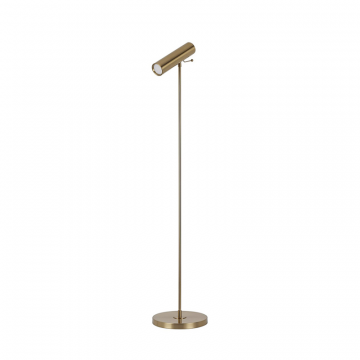 Золотая напольная лампа 