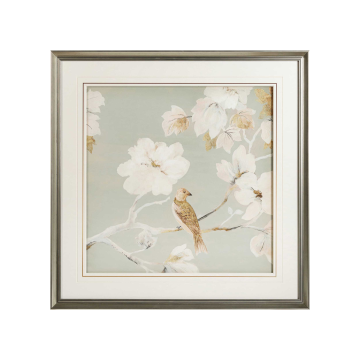 Постер в раме “Birds and flowers – I”
