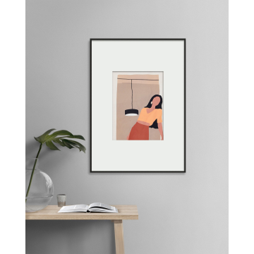 Интерьерный жикле “Leaning woman”