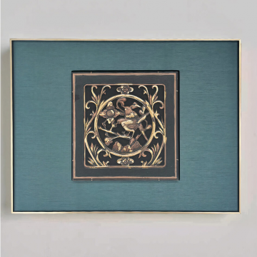 Панно с резьбой по дереву “Катай”