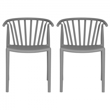 Комплект из 2-х стульев Venice светло-серый