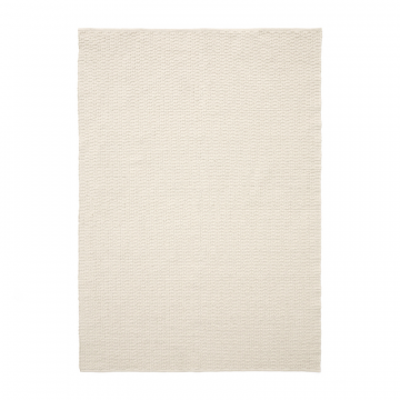 Ковер Mascarell из хлопка и полиэстера белого цвета 160 x 230 см