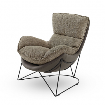 Кресло May, серо-коричневый