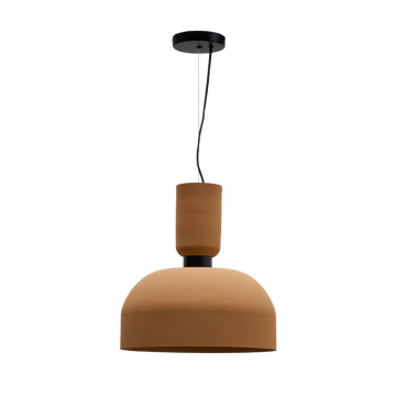 Подвесной светильник Nibla из металла с терракотовым эффектом Ø40см