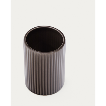 Стака для зубных щеток Selime керамика коричневого цвета