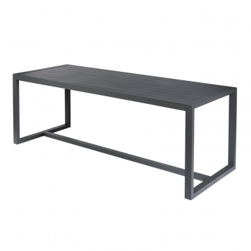 Стол садовый обеденный из алюминия G001.2Е 220x84х77 см