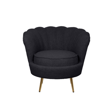 Кресло Pearl Black Boucle