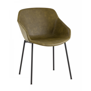 Стул Ashby экокожа зелёный