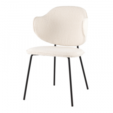 Стул Bellamy букле молочный