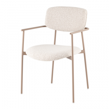 Стул Doe светло-бежевый бежевые ножки