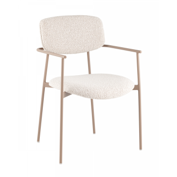 Стул Doe светло-бежевый бежевые ножки