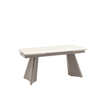 Стол обеденный Eliora 160-240*90 см серая керамика