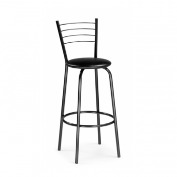 Барный стул Sadov черный / светлый мусс