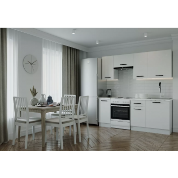 Кухонный гарнитур Белый глянец 2000мм