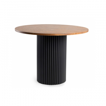 Стол Барел 100 орех кантри / черный