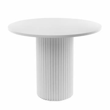 Стол Барел 100 белый / белый