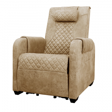 Кресло-реклайнер электрический с подъемом и массажем FUJIMO LOUNGE UP Терра