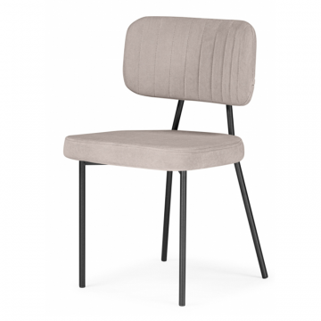 Стул Вакао латте brendy smoke 04 / черный