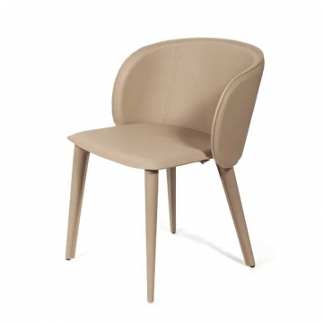 Стул Ornella, кожа фактурная серый