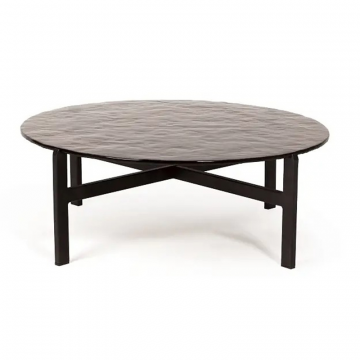 Журнальный столик GEMMA D70, литое стекло