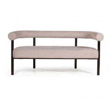 Диван Biggi, шенил Puffy beige / опоры черные