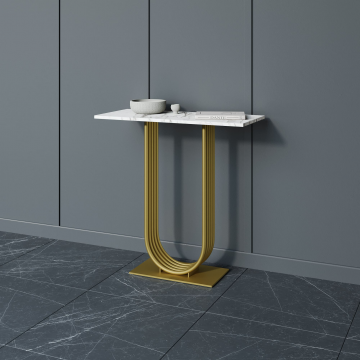 Консоль с металлическим подстольем ARFEO 80