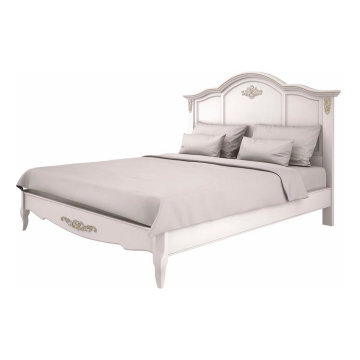 Кровать с жесткой спинкой 120*200 