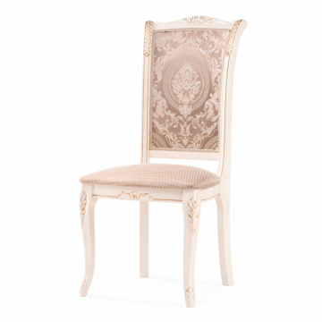 Деревянный стул Керия ткань бежевый / слоновая кость