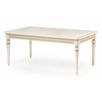 Деревянный стол Маранта прямоугольный слоновая кость