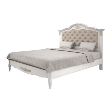 Кровать с мягким изголовьем 140*200 