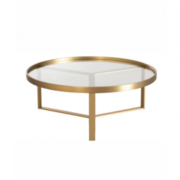 Золотой кофейный стол “Ульм”