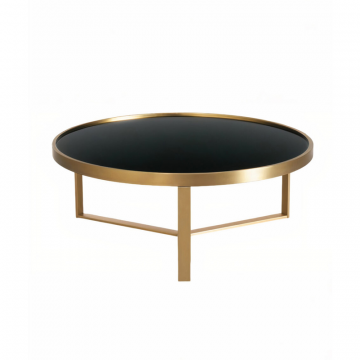 Чёрный кофейный стол “Ульм”