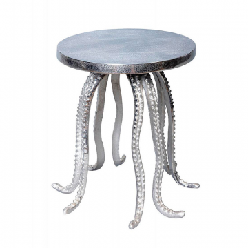 Приставной стол "Осьминог" серебро  0.37x0.32x0.32м